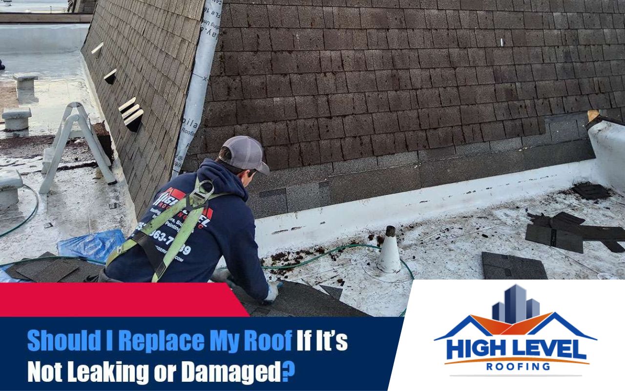 Aging asphalt shingles showing curling and granule loss